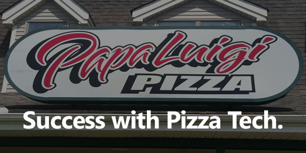 papa luigi's pizza success tech
